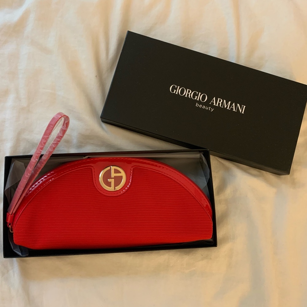 Giorgio Armani Red wristlet - BRAND NEW